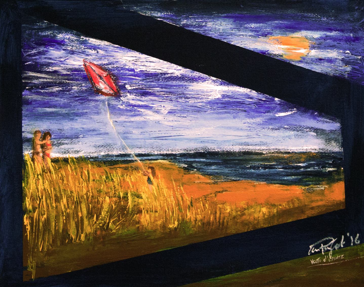 Summer Wind - 40X50 cm – Acrylic on Cardboard - IconArt